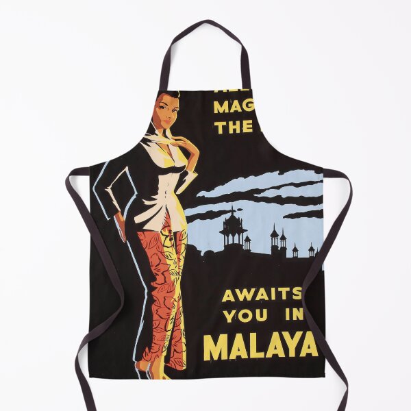 Item preview, Malaya retro poster designed and sold by CorasPosters.