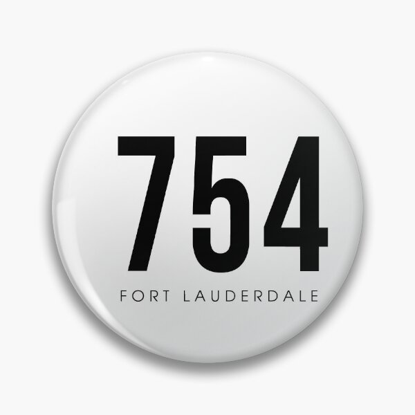 Item preview, Fort Lauderdale, FL - 754 Area Code design designed and sold by CartoCreative.