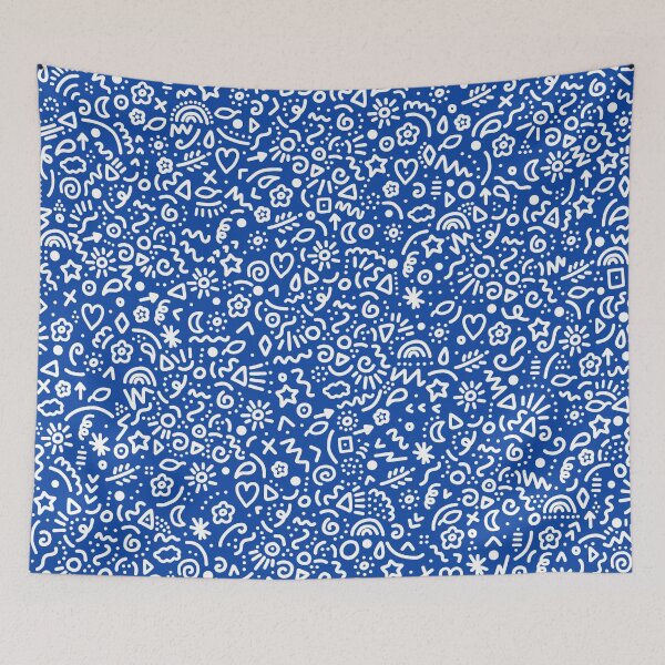 Item preview, Doodles! Blue designed and sold by Whoopsidoodle.
