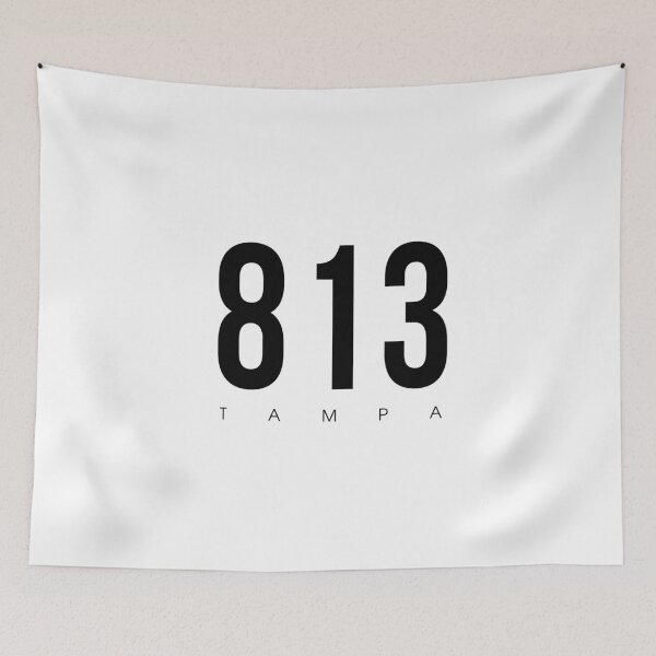 Item preview, Tampa, FL - 813 Area Code design designed and sold by CartoCreative.