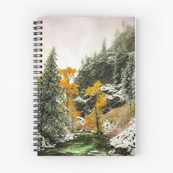 Item preview,  Fall trees and River in the first snow designed and sold by tammyschroder.