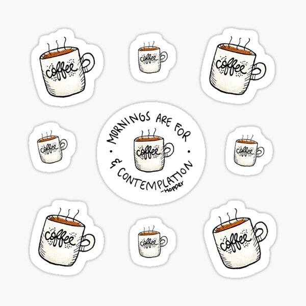 Coffee Lovers Gift Sticker