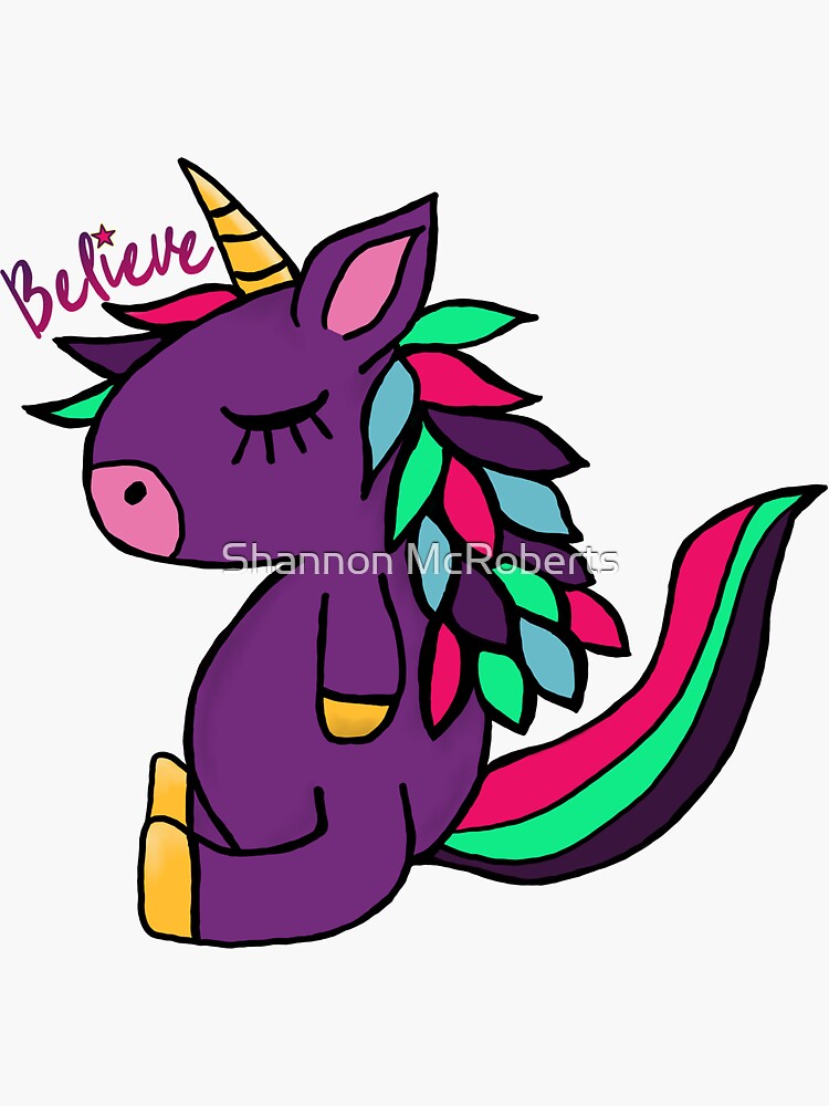 Lil Critters: Punky The Unicorn Believe by shannonsuzanne