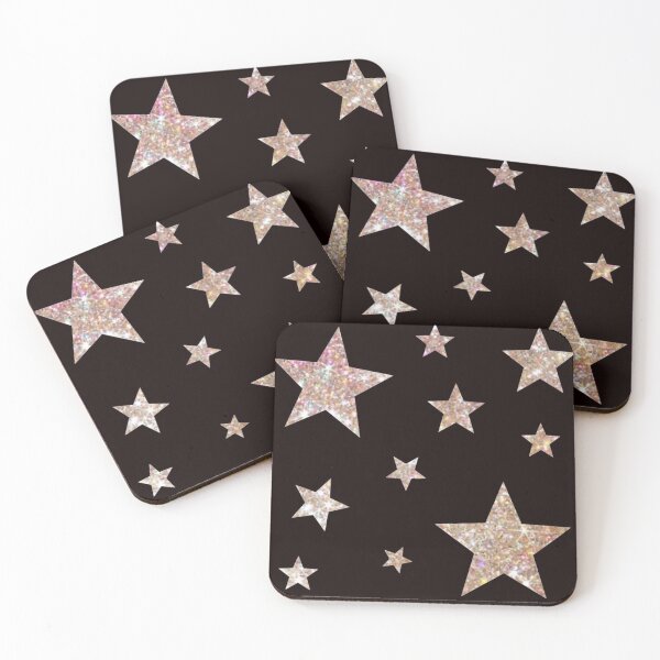 Item preview, Gold Faux Glitter Stars designed and sold by Felicity-K.