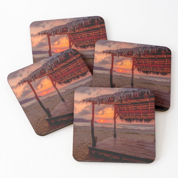 Item preview, Sunset Tiki Hut a Pacific Dream designed and sold by Steven Kight.