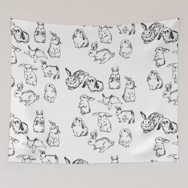 Item preview, bunnies designed and sold by julianatomasett.