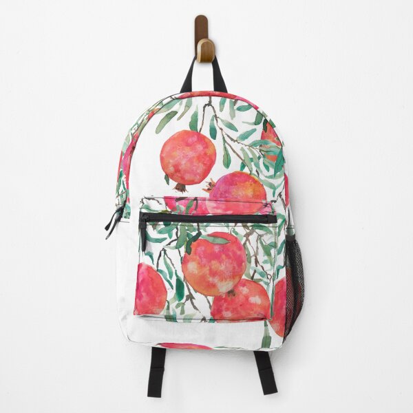 Item preview, hand painted red pomegranate watercolor 2020 designed and sold by ColorandColor.
