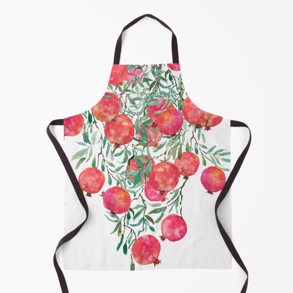 Item preview, hand painted red pomegranate watercolor 2020 designed and sold by ColorandColor.