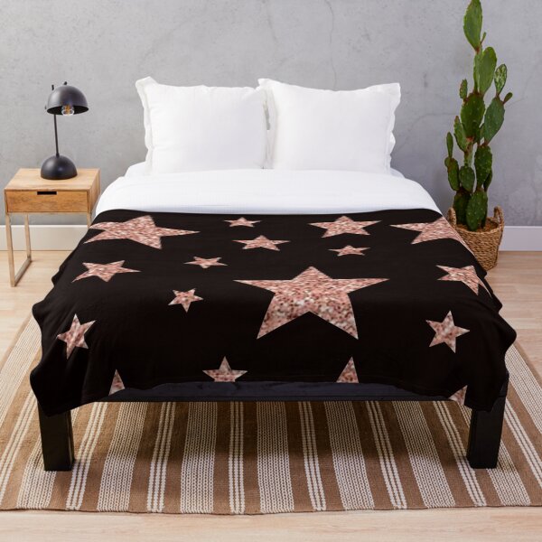 Item preview, Rose Gold Faux Glitter Stars designed and sold by Felicity-K.