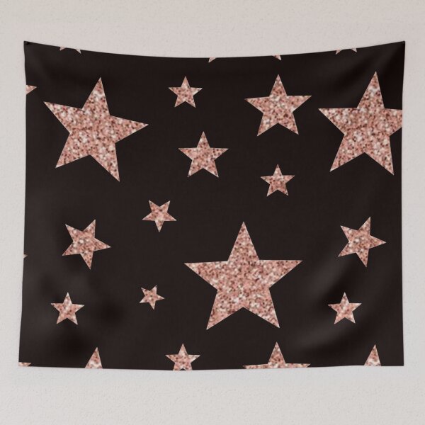 Item preview, Rose Gold Faux Glitter Stars designed and sold by Felicity-K.
