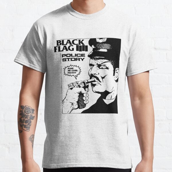 Black Flag Police Story Shirt, Black Flag Classic T-Shirt