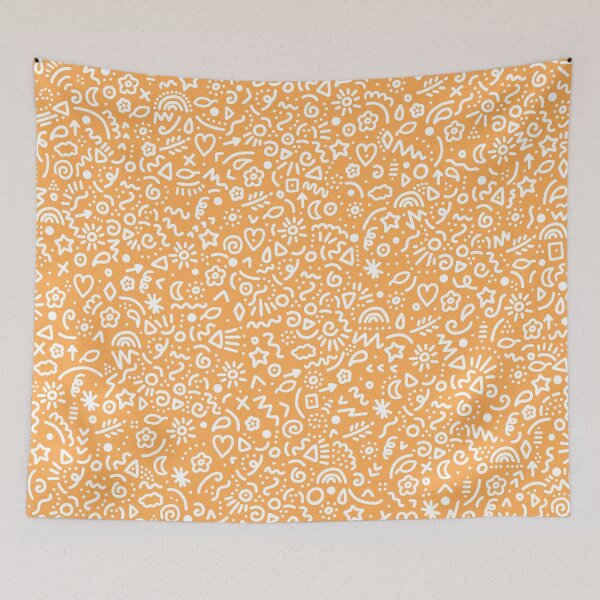 Item preview, Doodles! Marigold (2021 Trending Color) designed and sold by Whoopsidoodle.