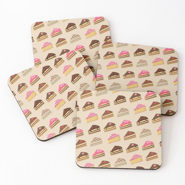 Item preview, Slice of Tiramisu Pattern designed and sold by The Masked Designer.