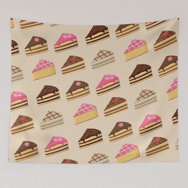 Item preview, Slice of Tiramisu Pattern designed and sold by The Masked Designer.