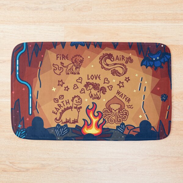 Item preview, The five elements in Prehistoria - Creatober 2020 day 23 designed and sold by TokiPY.
