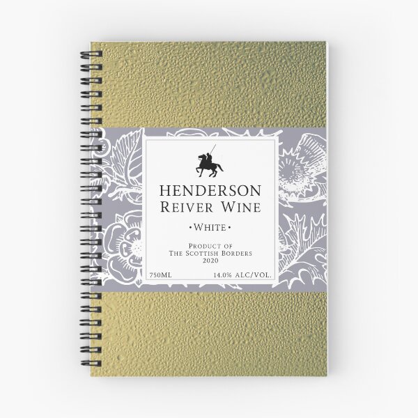 Item preview, HENDERSON Red Wine Label | Border Reivers designed and sold by yourscotborders.