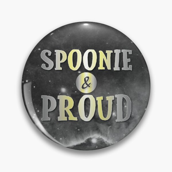 Item preview, Demigender: Spoonie and Proud designed and sold by PrettySickArt.