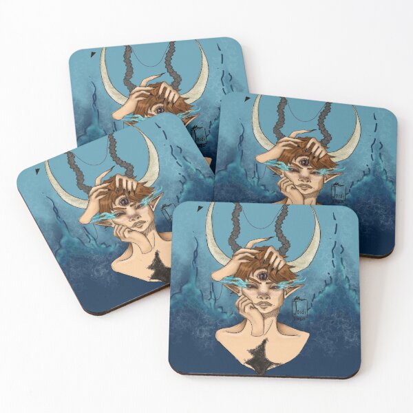 Item preview, Threaded demon designed and sold by MapleTreeArt.