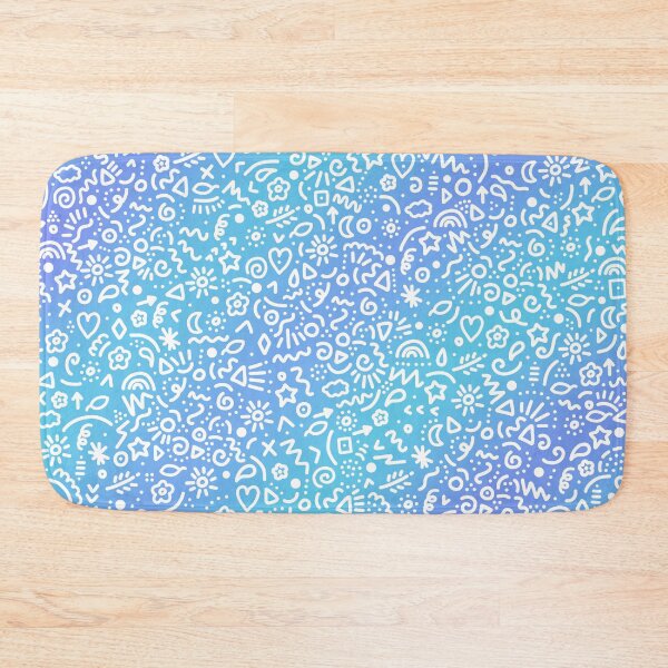 Item preview, Doodles! Blue and Purple Gradient designed and sold by Whoopsidoodle.