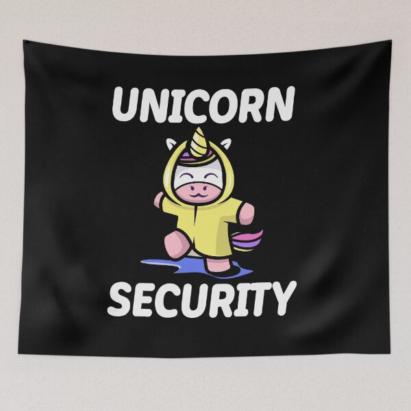 Item preview, Funny Gift for Girls Unicorn Security Birthday Gift designed and sold by tempotats.