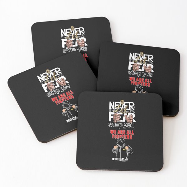 Item preview, Never Let Fear Stop You We Are All Fighters designed and sold by darknessjeff86.