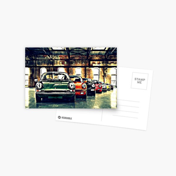 Porsche 911 Postkarte