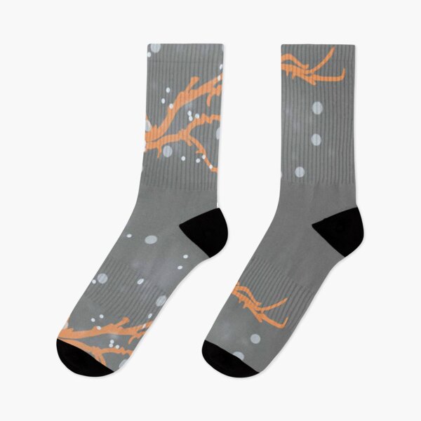Item preview, Grey & Orange Snow Branch 11 designed and sold by KHRArts.
