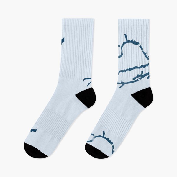 Item preview, Light Blue & Royal Blue Snow Branch 10 designed and sold by KHRArts.