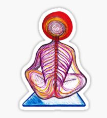Yoga Spine Sticker