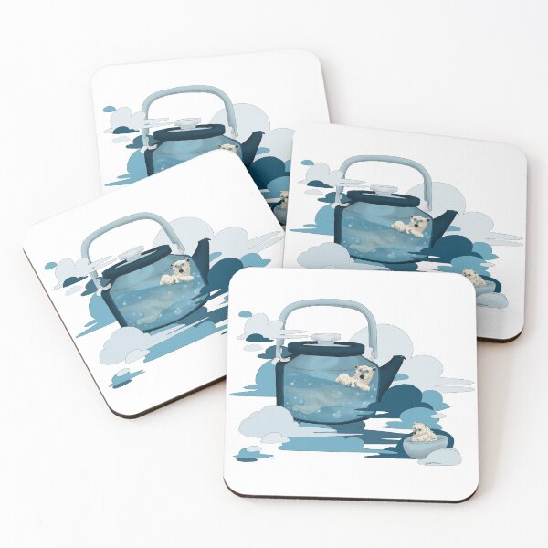 Item preview, Polar Bears and Tea Pot designed and sold by Dianaknight17.