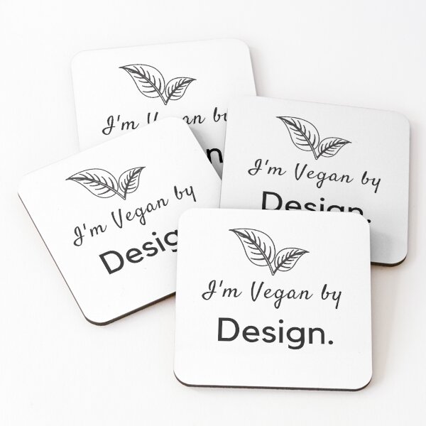 Item preview, Vegan Shirts - 'I'm Vegan by Design' designed and sold by Millenial Designs.