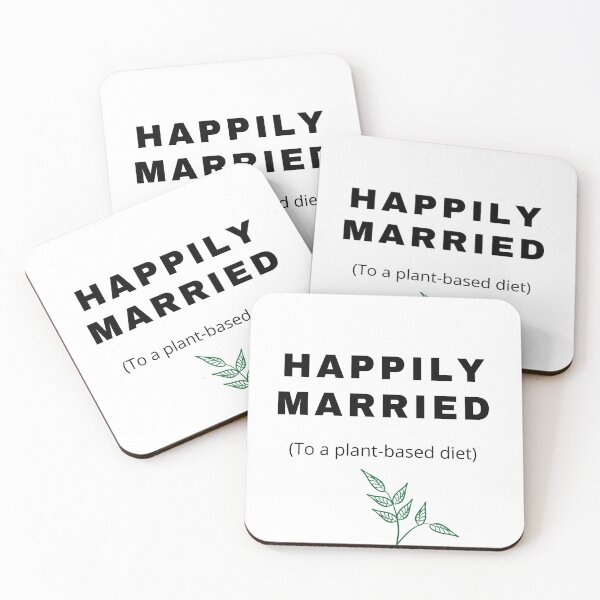 Item preview, Happily Married to a Plant Based Diet designed and sold by Millenial Designs.