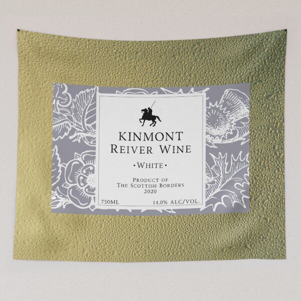 Artikelvorschau, KINMONT Red Wine Label | Border Reivers entworfen und verkauft von yourscotborders.