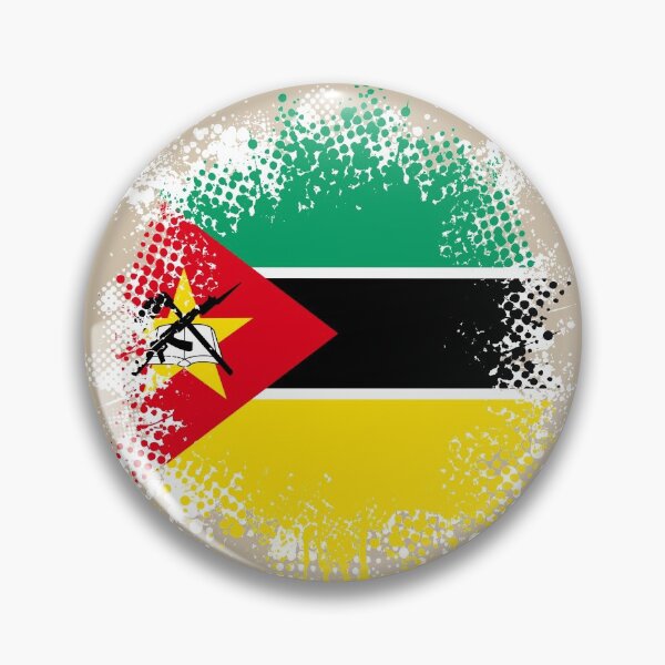 Item preview, Flag of Mozambique - Splat designed and sold by pixelinga.