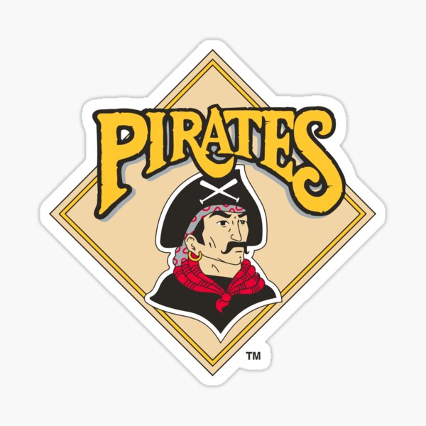 PITTSBURGH PIRATES LOGO CAR DECAL VINYL STICKER WHITE 3