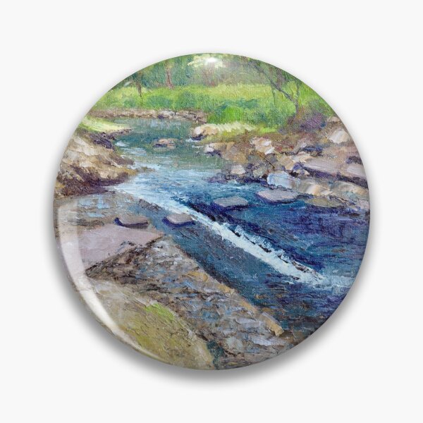 Item preview, Darebin Creek Stepping Stones designed and sold by Dai Wynn Fine Art.