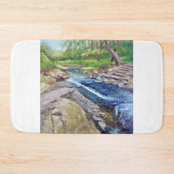 Item preview, Darebin Creek Stepping Stones designed and sold by Dai Wynn Fine Art.