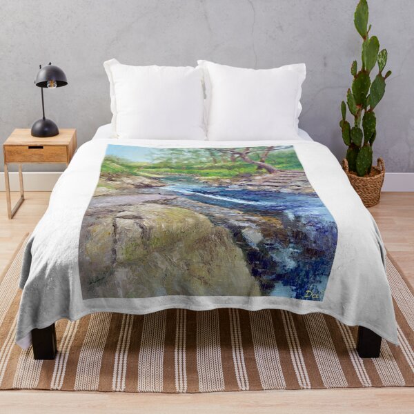Item preview, Darebin Creek Stepping Stones designed and sold by Dai Wynn Fine Art.
