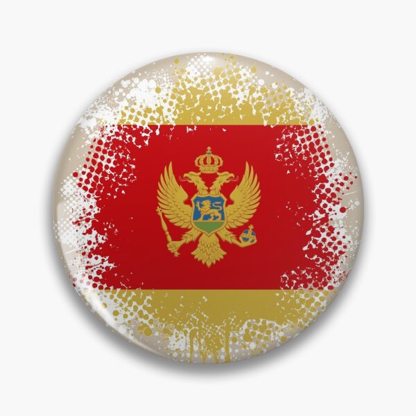 Item preview, Flag of Montenegro - Splat designed and sold by pixelinga.
