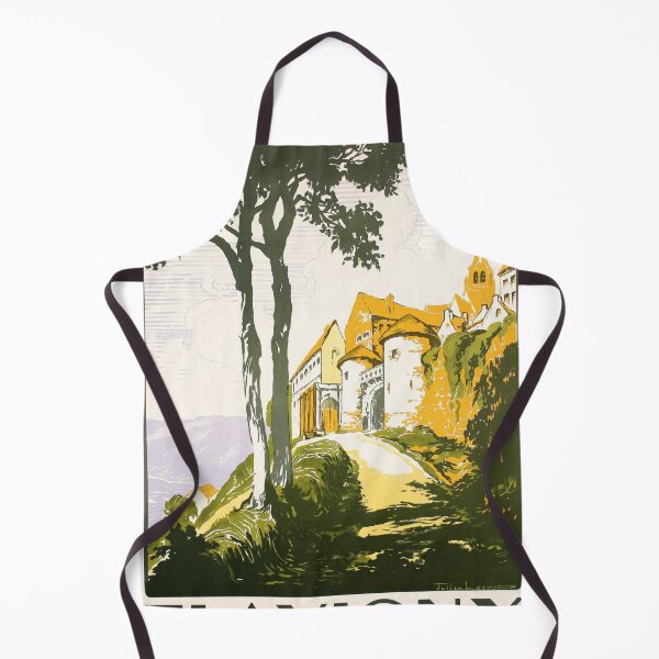 Item preview, Flavigny retro poster designed and sold by CorasPosters.