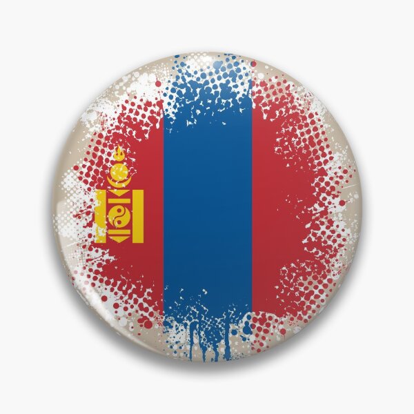 Item preview, Flag of Mongolia - Splat designed and sold by pixelinga.