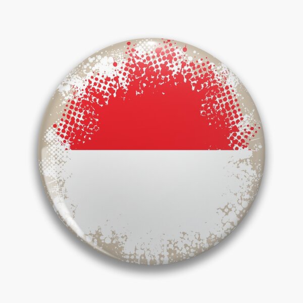 Item preview, Flag of Monaco - Splat designed and sold by pixelinga.