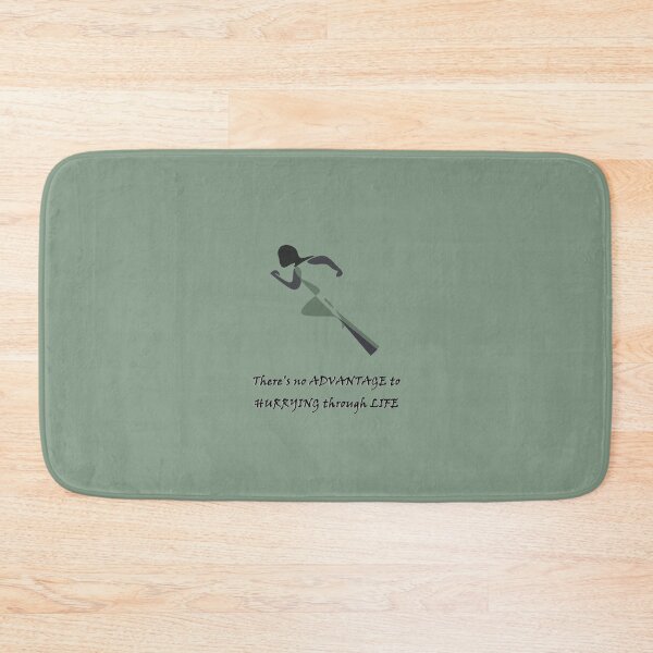 Item preview, HURRYING THROUGH LIFE designed and sold by Motivazensei.