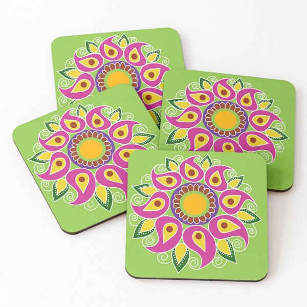 Item preview, Rangoli flower pattern designed and sold by alagdesigns.
