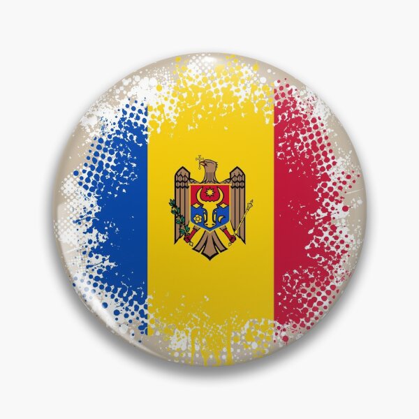 Item preview, Flag of Moldova - Splat designed and sold by pixelinga.