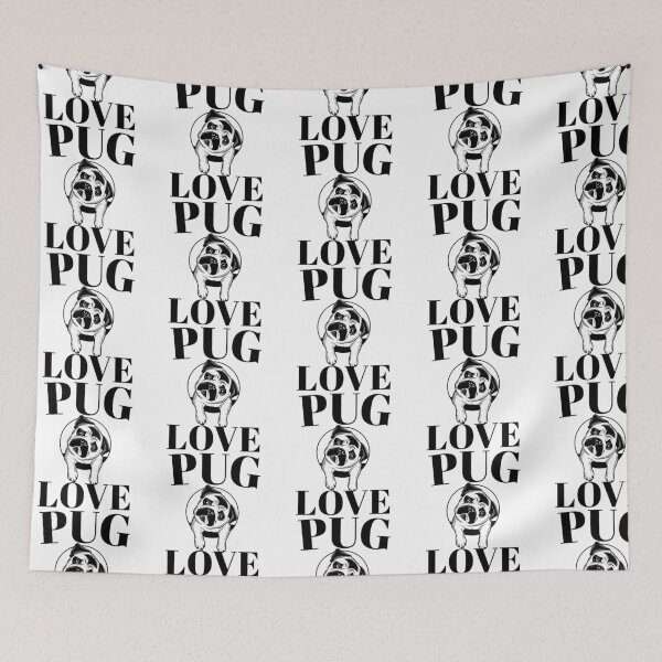 Item preview, Pug Dog Lovers Dog Pattern designed and sold by Samsdesignshop.