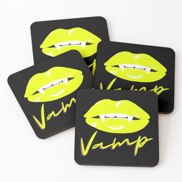 Item preview, Vampire lips (Neon Yellow) designed and sold by PaolinoDesigns.