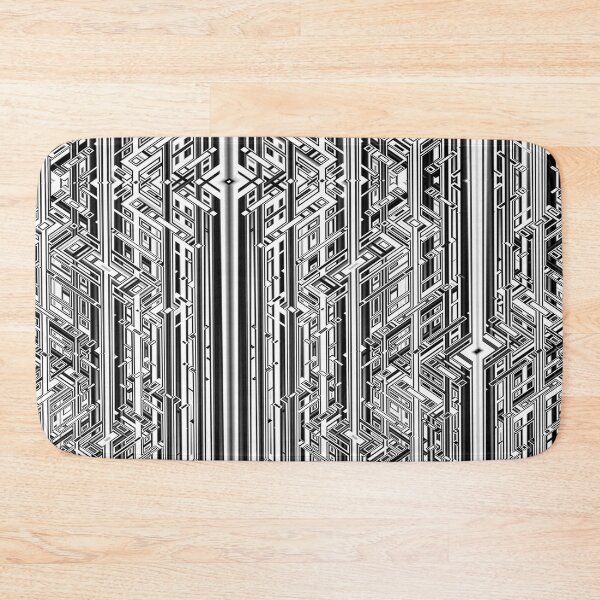 Item preview, Black & White City Scape Abstract designed and sold by IssyDesigns.