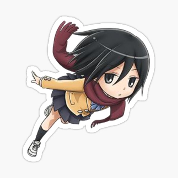 Chibi Mikasa - Attack on Titan AOT Sticker