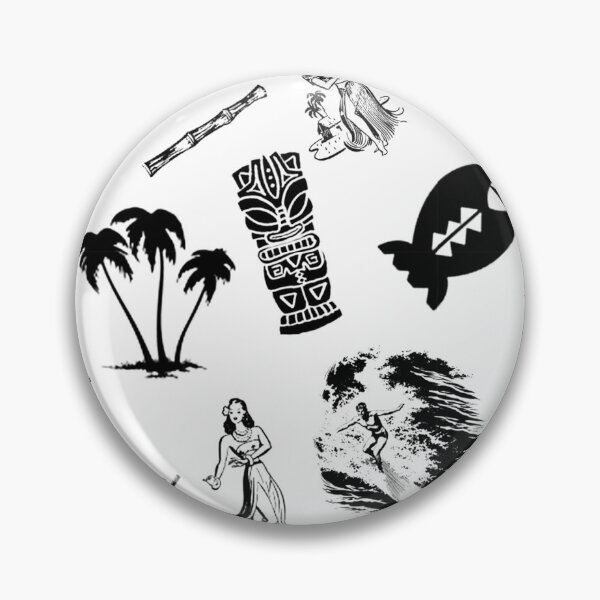 Aperçu de l'œuvre Tiki Club Blanc créée et vendue par TheHogoCo.